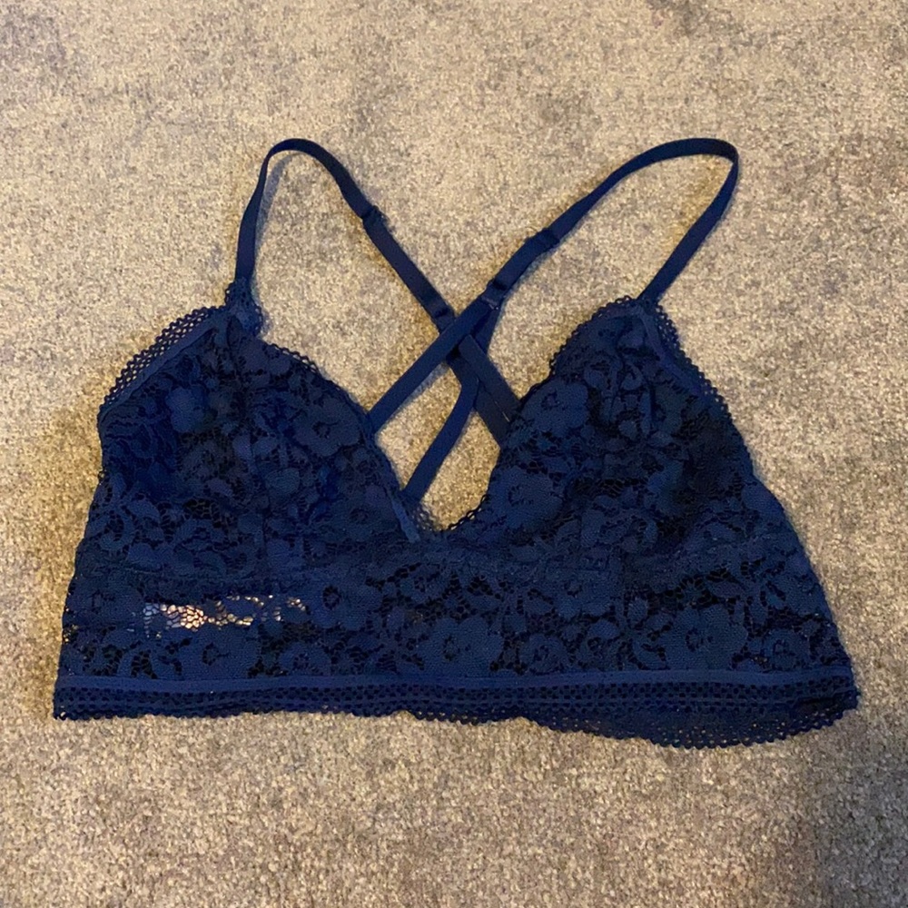 Super cute dark blue bralette